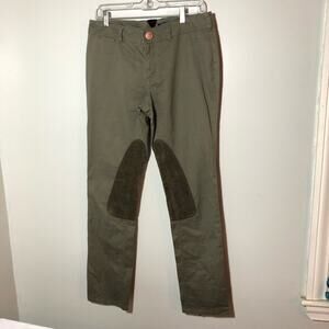 Millard Fillmore womens equestrian riding pants 30 stretchy suede leg patches